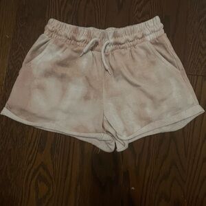 Ardene Pink Athletic Shorts Elastic Waistband